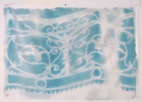 curtain shadow paris balcony cyanotype project