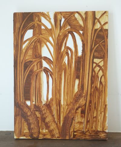 iron oxide painting